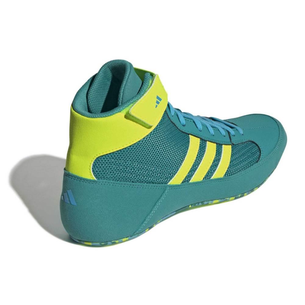 Adidas Adult Havoc Wrestling Boots - Green-Adidas