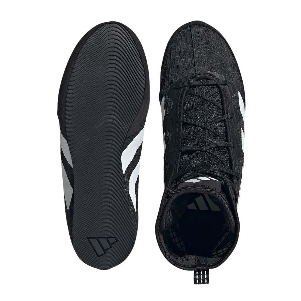 Adidas Kids Box Hog 4 Boxing Boots - Black-Adidas