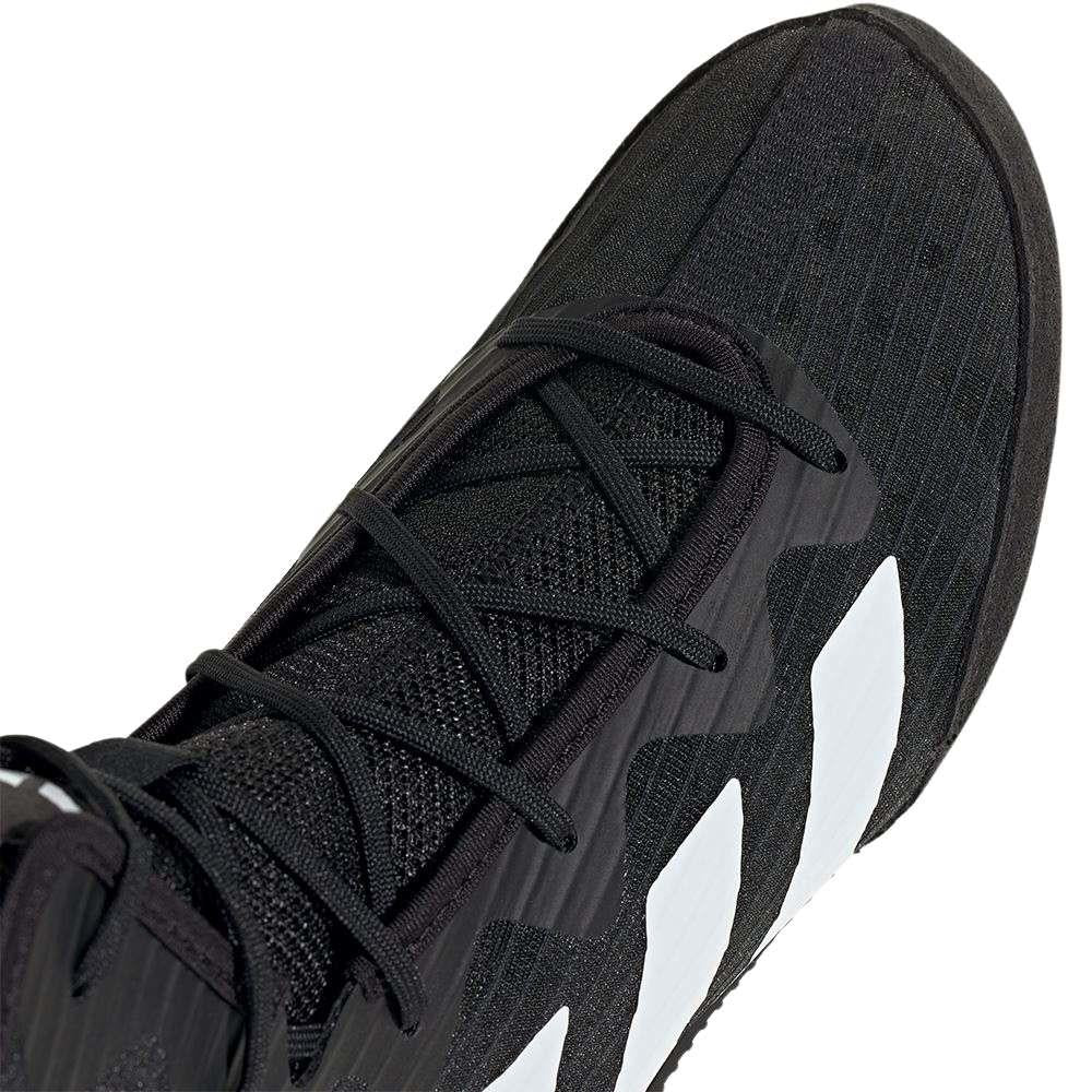 Adidas Kids Box Hog 4 Boxing Boots - Black-Adidas