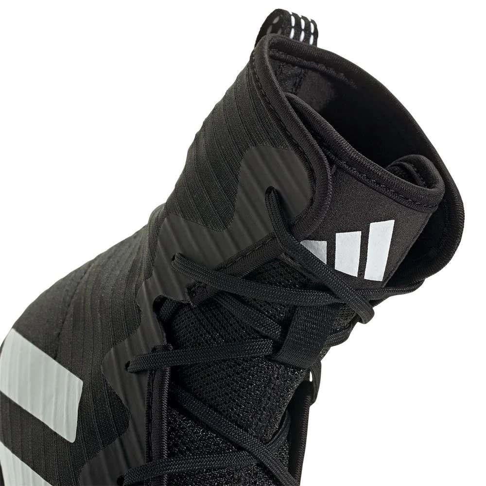 Adidas Kids Box Hog 4 Boxing Boots - Black-Adidas