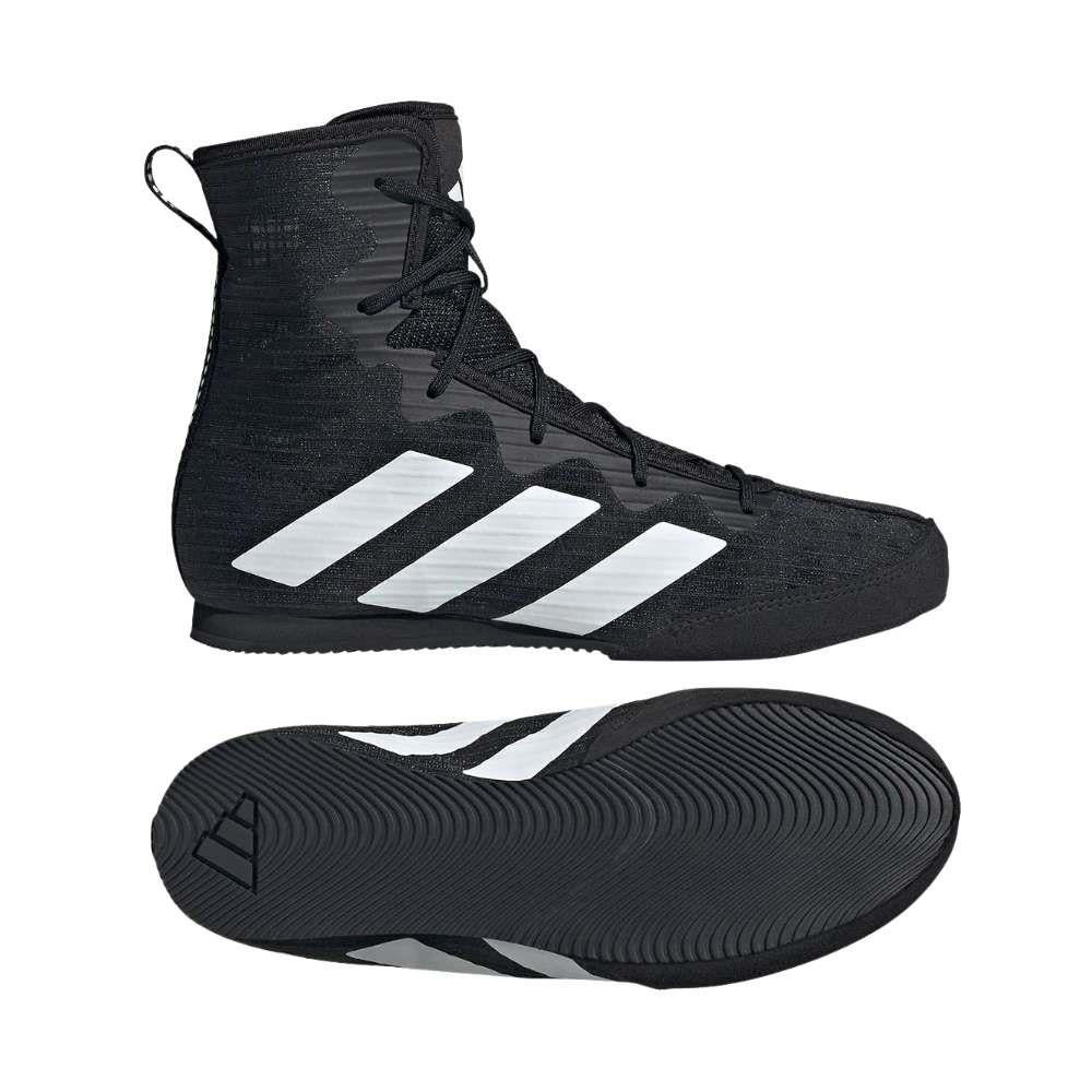 Adidas Kids Box Hog 4 Boxing Boots - Black-Adidas