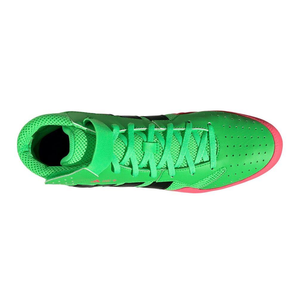 Adidas Kids Havoc Plus Boxing Wrestling Boot - Screaming Green-Adidas