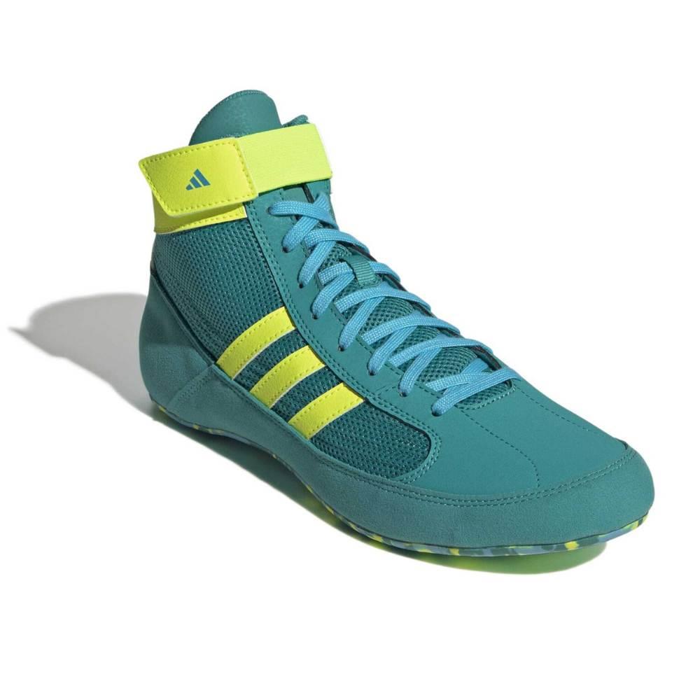 Adidas Kids Havoc Wrestling Boots - Green-Adidas
