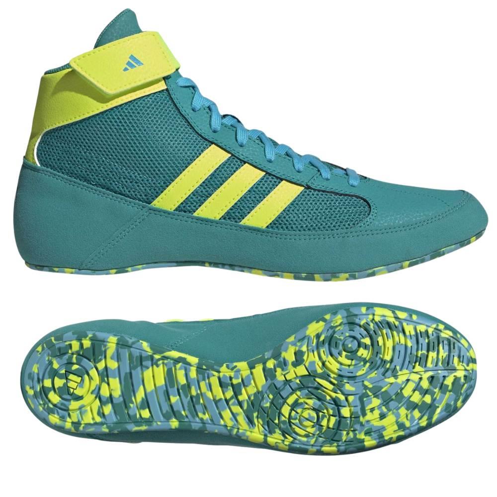 Adidas Kids Havoc Wrestling Boots - Green-Adidas