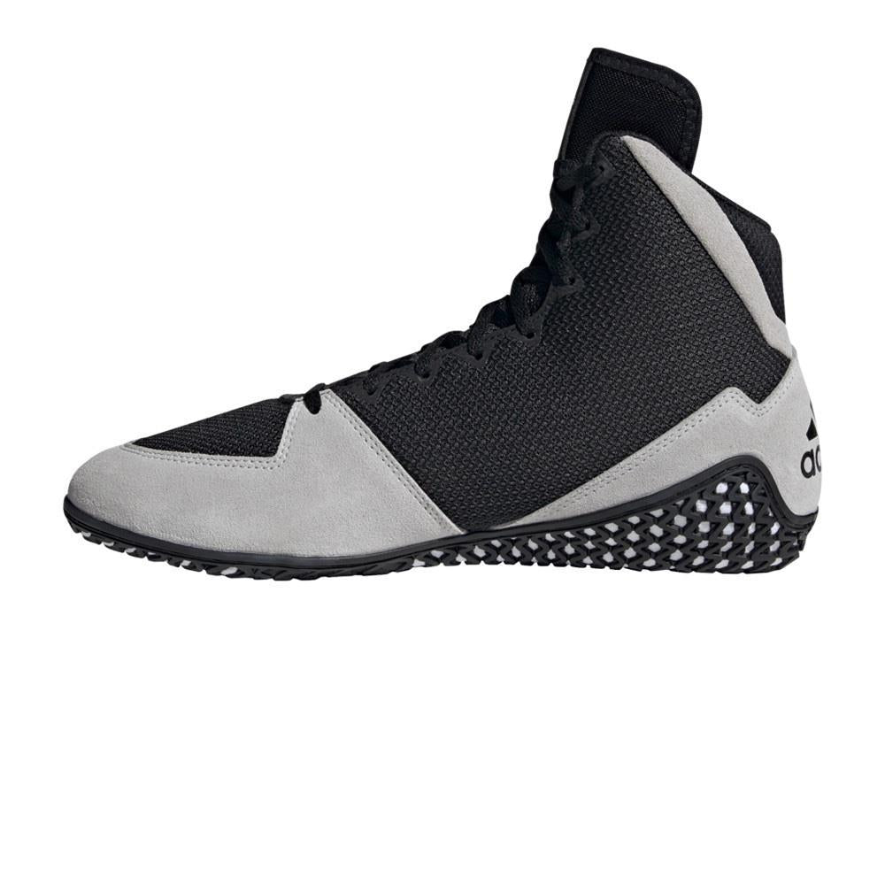 Adidas Mat Wizard 5 Wrestling Boots - Black/White-FEUK