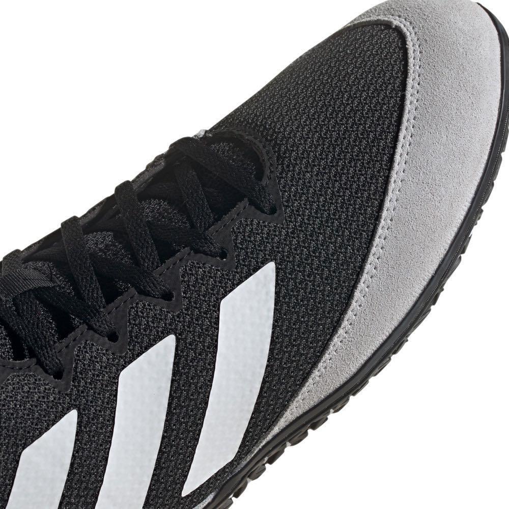 Adidas Mat Wizard 5 Wrestling Boots - Black/White-FEUK