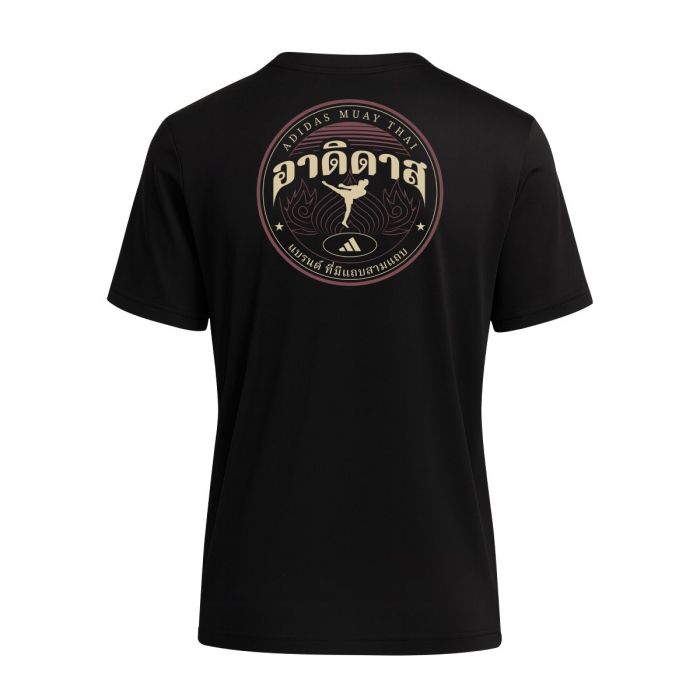 Adidas Motif Muay Thai T-Shirt - Black-Adidas