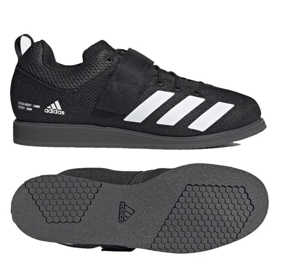 Adidas Powerlift 5 Weightlifting Boots - Black/White