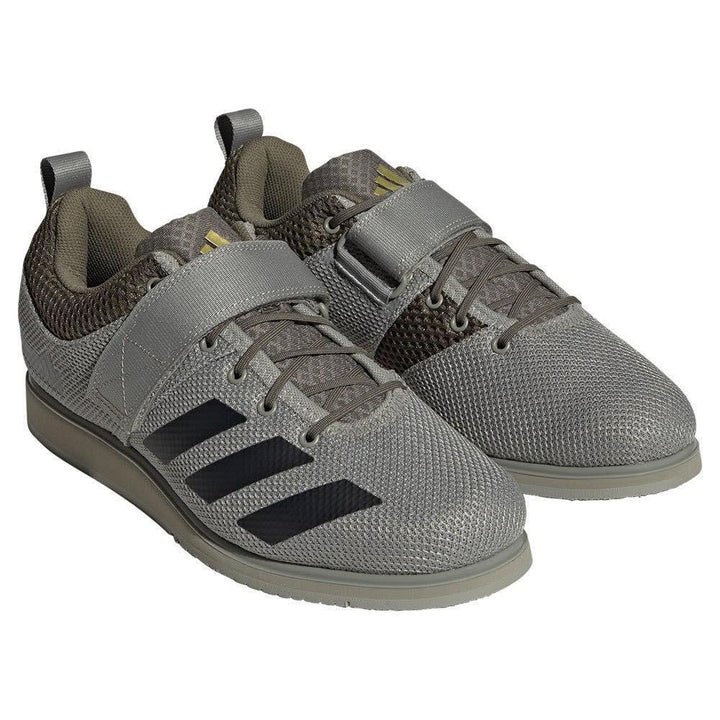 Adidas Powerlift 5 Weightlifting Boots - Green/Black-FEUK