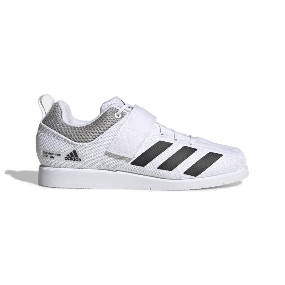 Adidas Powerlift 5 Weightlifting Boots - White/Black-FEUK