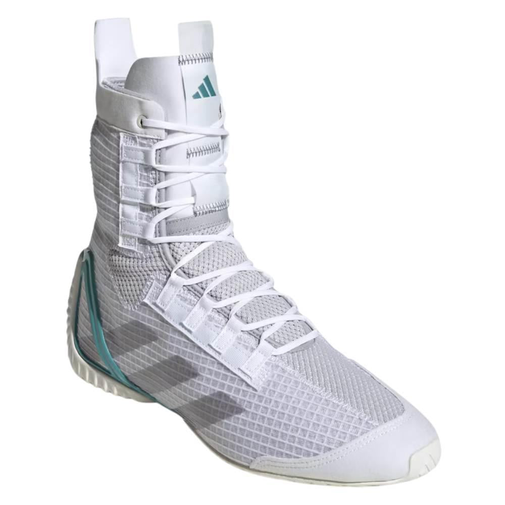 Adidas Speedex 23 Boxing Boots - White/Teal-Adidas