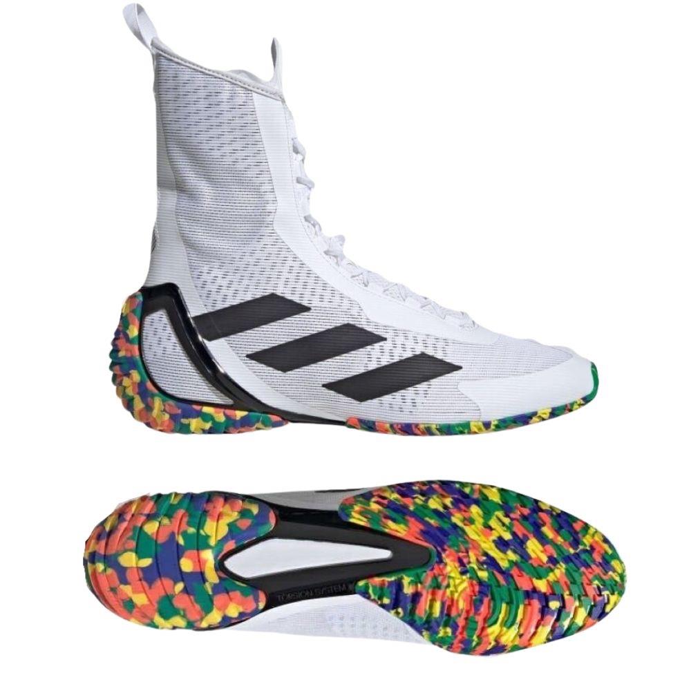 Adidas Speedex Ultra Boxing Boots - White-Adidas