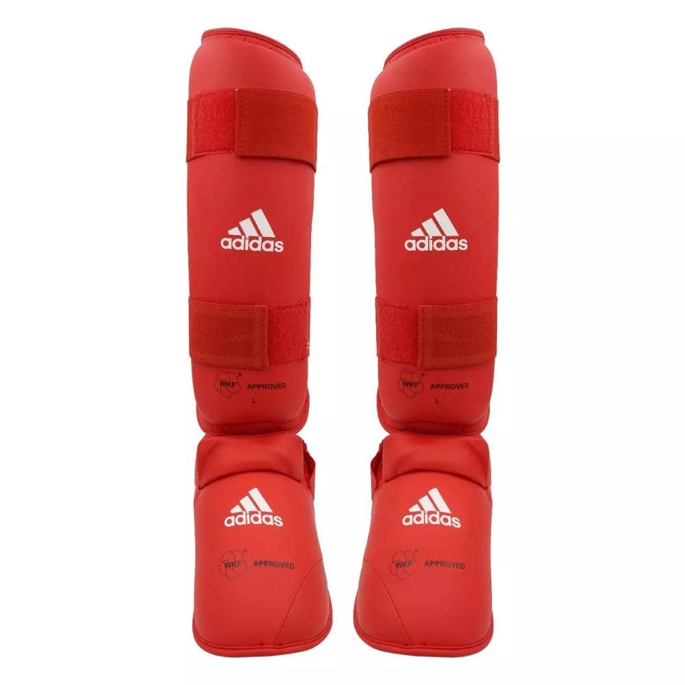 Adidas WKF Shin & Removable Instep Guards-FEUK