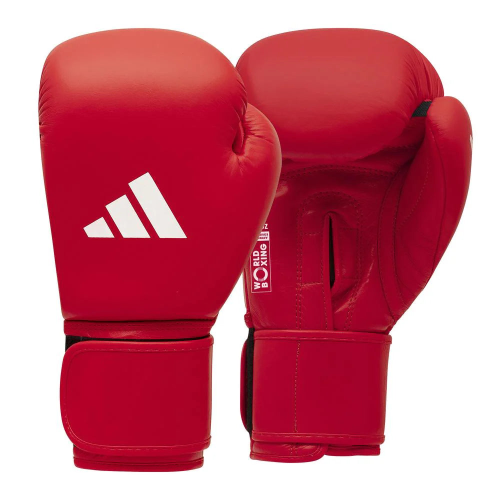 Adidas WB (Was IBA) Licensed Boxing Set - Red-Adidas