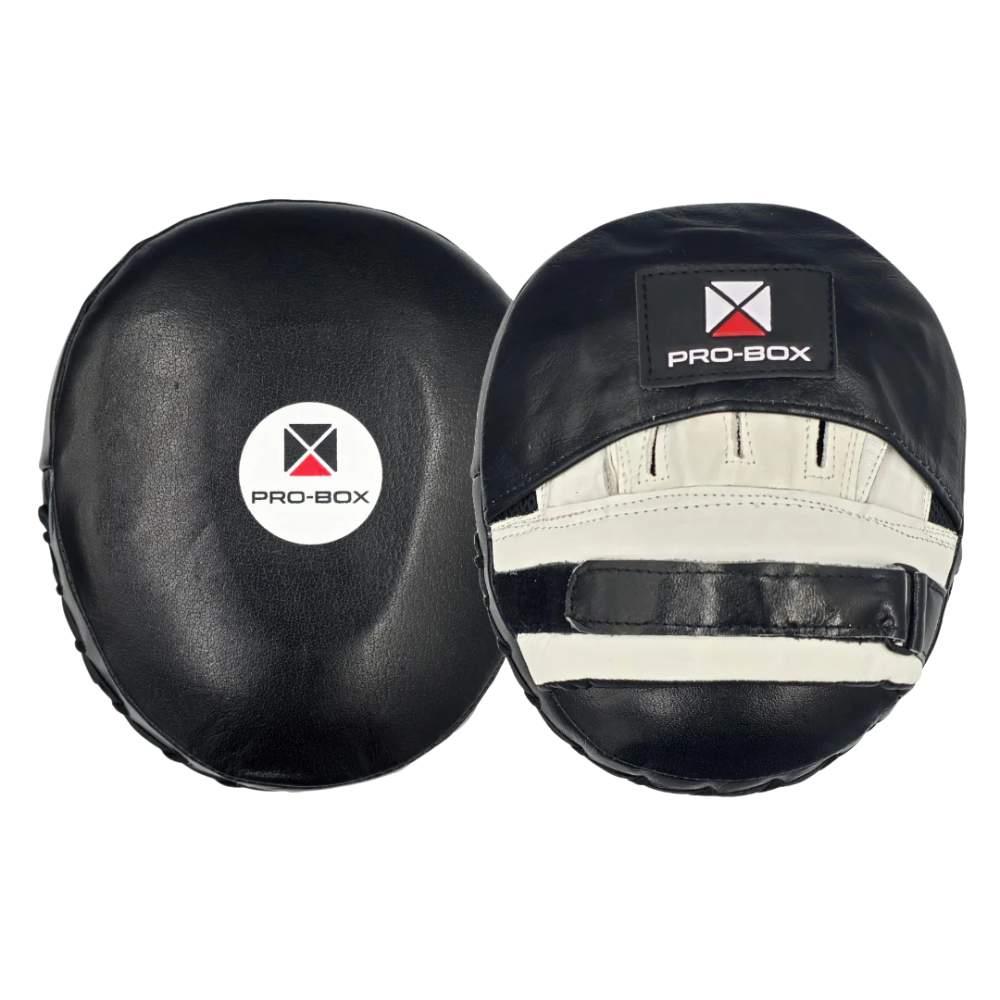 Pro Box Leather Air Pads - Black/White