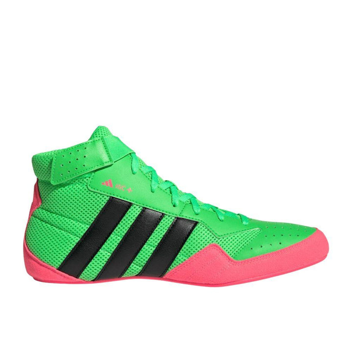 Adidas Kids Havoc Plus Boxing Wrestling Boot - Screaming Green-Adidas