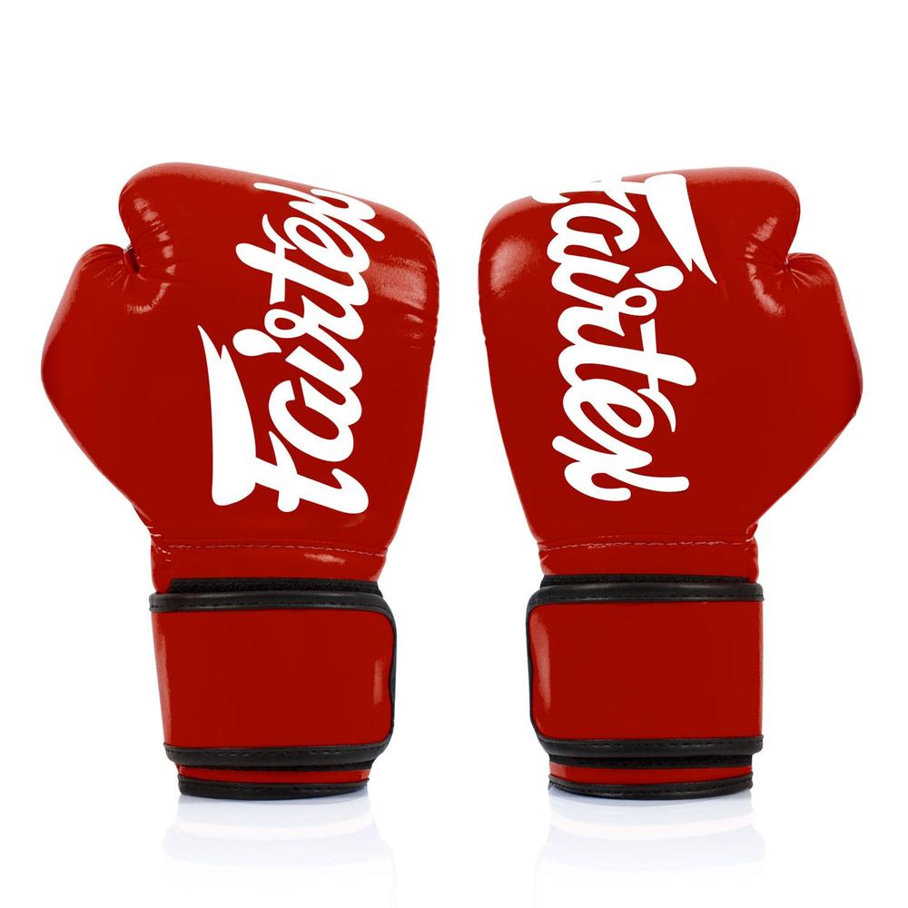BGV14 Fairtex Microfibre Boxing Gloves Red-Fairtex