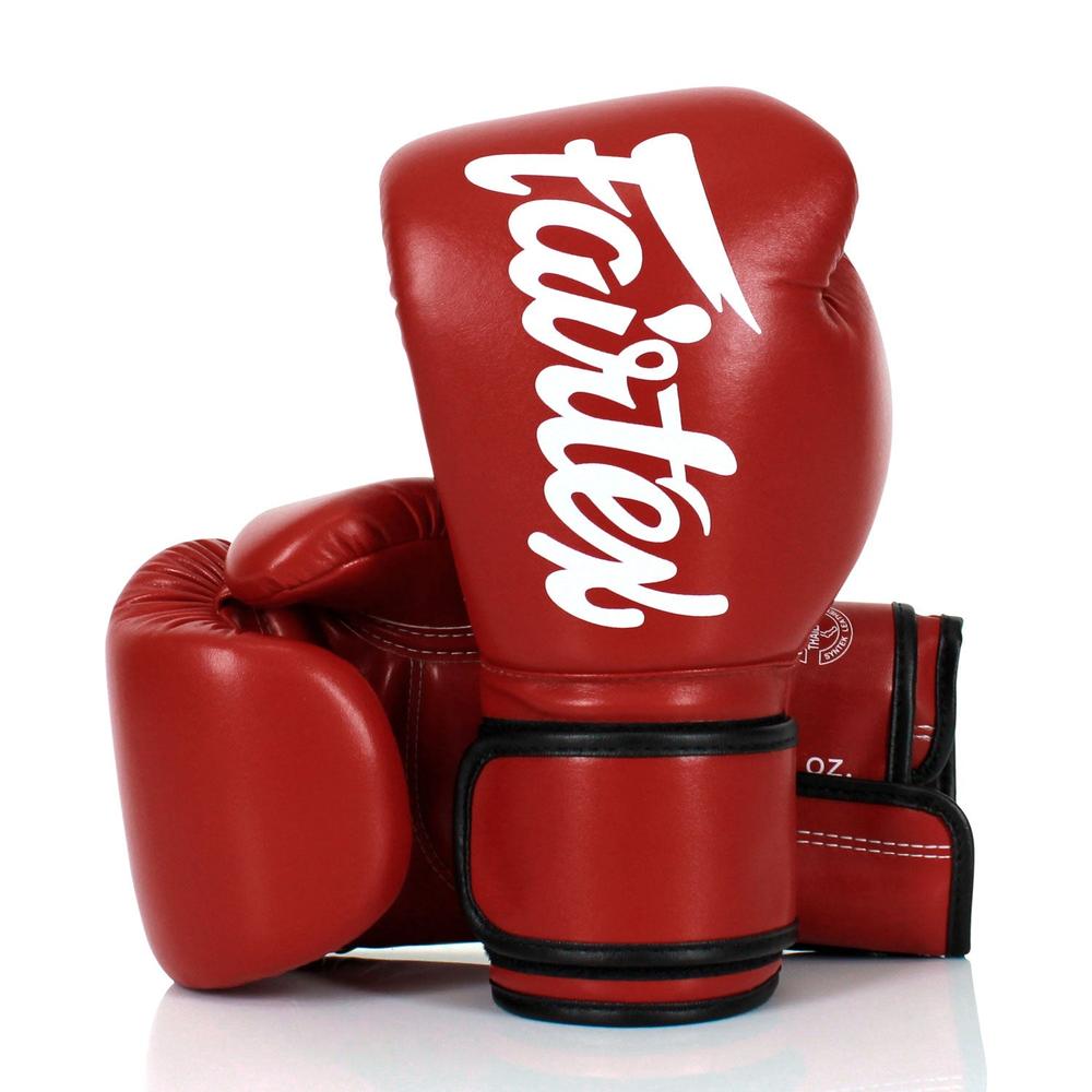 BGV14 Fairtex Microfibre Boxing Gloves Red-Fairtex