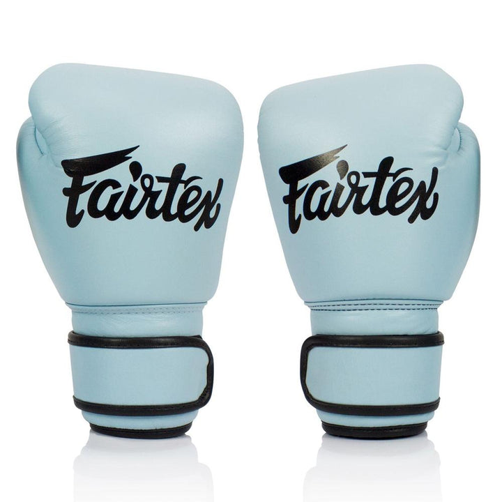 BGV20 Fairtex Leather Boxing Gloves Pastel Blue-Fairtex