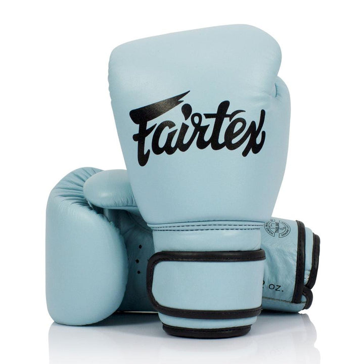 BGV20 Fairtex Leather Boxing Gloves Pastel Blue-Fairtex