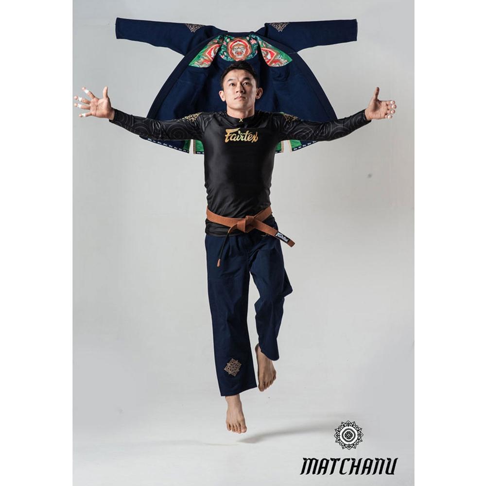 BJJ2 Fairtex Matchanu Premium BJJ Gi Navy-Fairtex