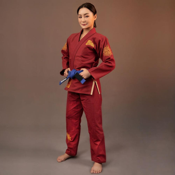 BJJ4 Fairtex Sida Premium BJJ Gi Maroon-Fairtex