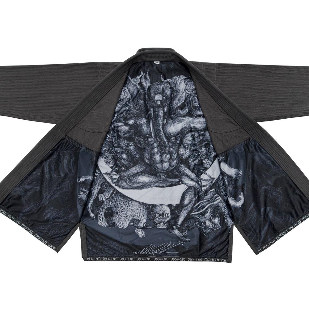 BJJ6 Fairtex Mohom Premium BJJ Gi Grey-Fairtex