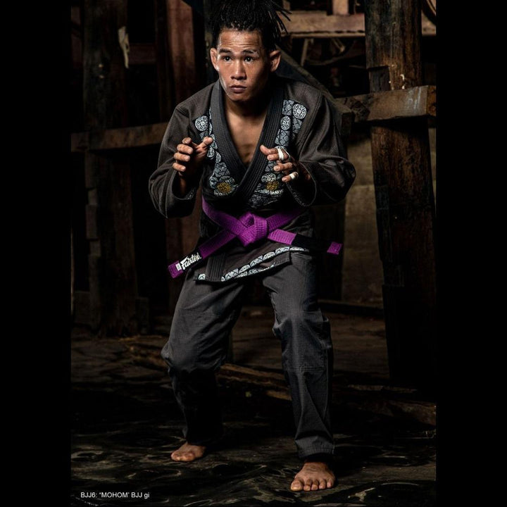 BJJ6 Fairtex Mohom Premium BJJ Gi Grey-Fairtex