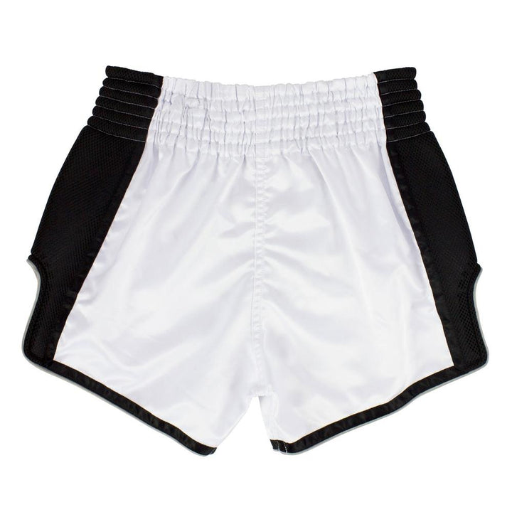 BS1707 Fairtex Slim Fit Muaythai Shorts White-Fairtex