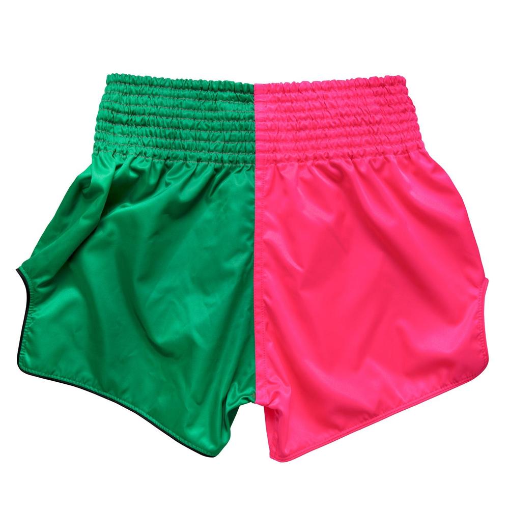 BS1911 Fairtex Fighter Shorts Pink-Green-Fairtex