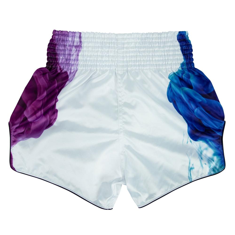 BS1950 Fairtex White Tech House Muaythai Shorts-Fairtex