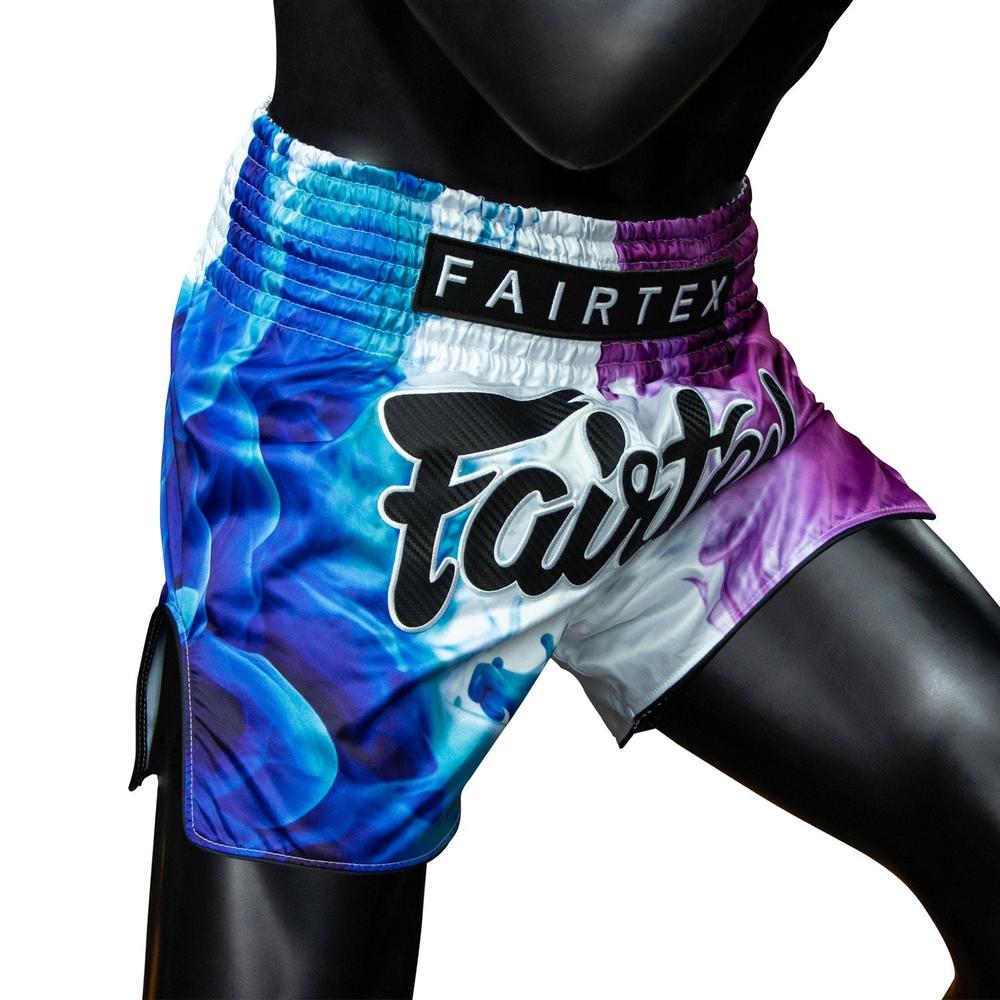 BS1950 Fairtex White Tech House Muaythai Shorts-Fairtex