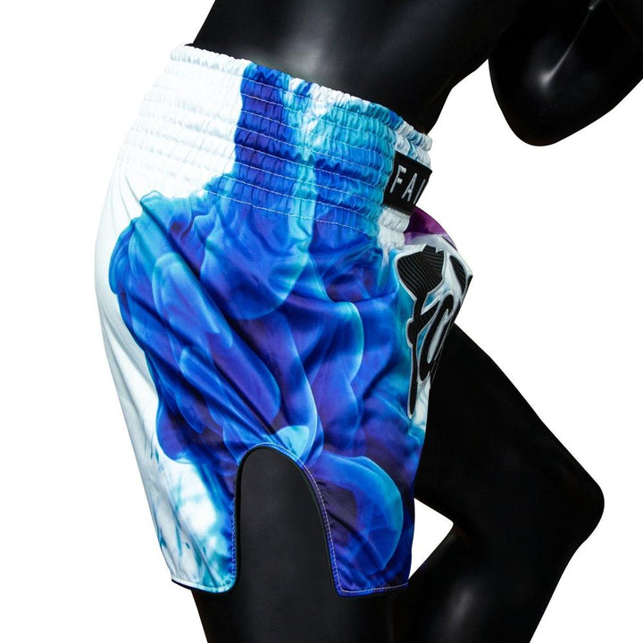 BS1950 Fairtex White Tech House Muaythai Shorts-Fairtex