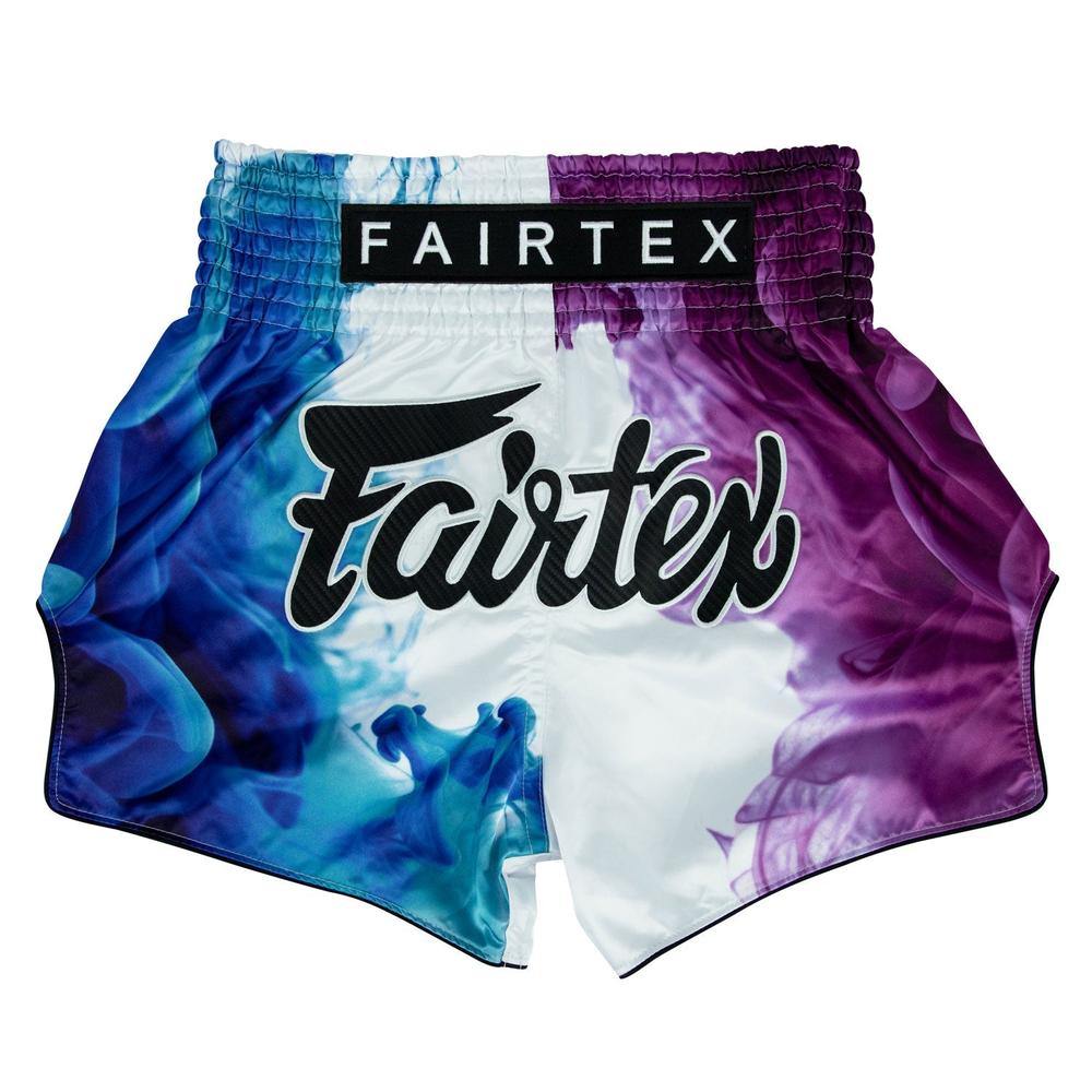 BS1950 Fairtex White Tech House Muaythai Shorts-Fairtex