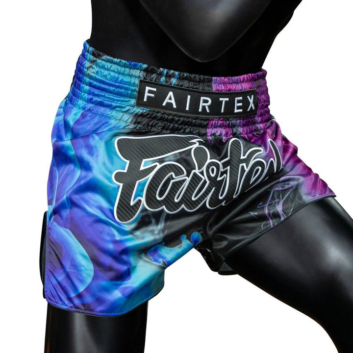 BS1951 Fairtex Black Tech House Muaythai Shorts-Fairtex
