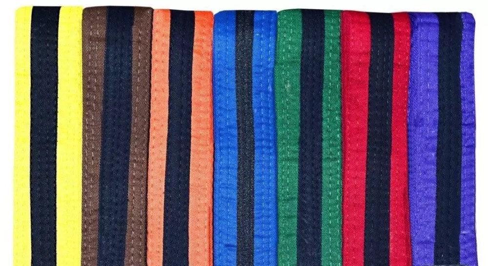 Cimac Colour Belt With Black Stripe