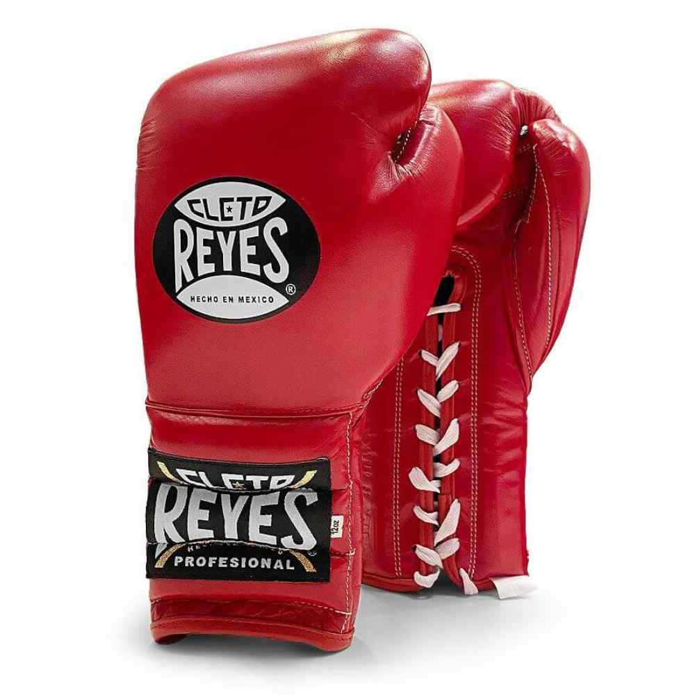 Cleto Reyes Lace Sparring Gloves - Red-Cleto Reyes