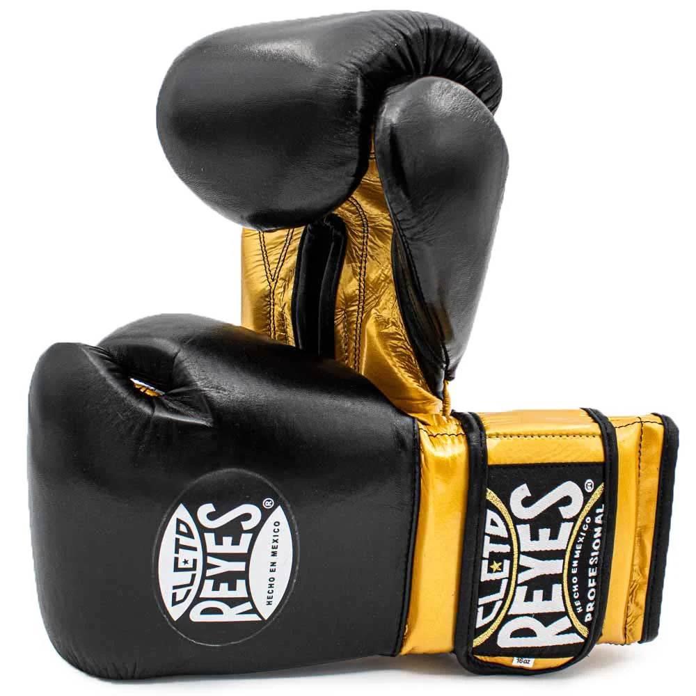 Cleto Reyes Sparring Gloves - Black/Gold-Cleto Reyes