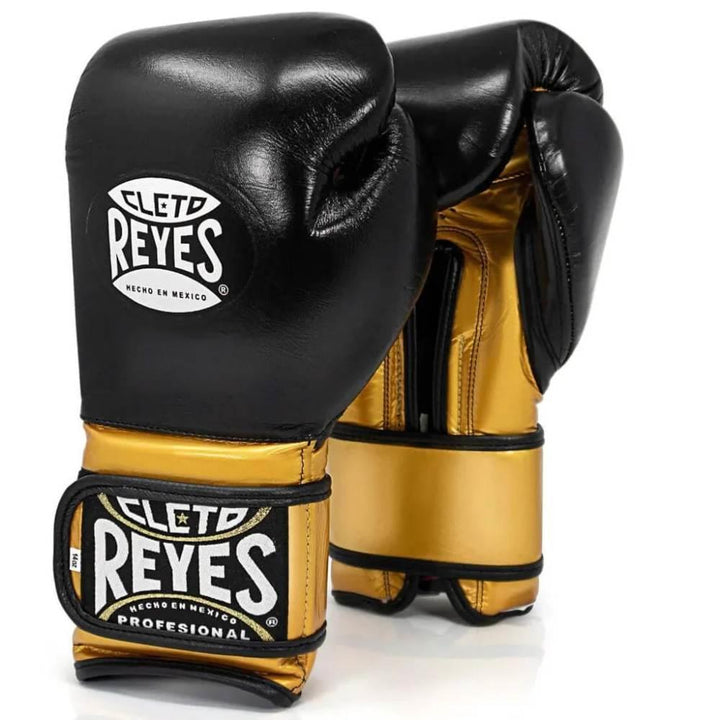 Cleto Reyes Sparring Gloves - Black/Gold-Cleto Reyes