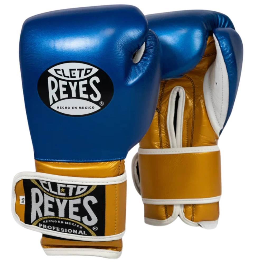 Cleto Reyes Sparring Gloves - Blue/Gold-Cleto Reyes
