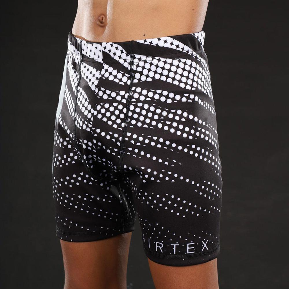 CP10 Fairtex Mens Vale Tudo Shorts Black-White-Fairtex