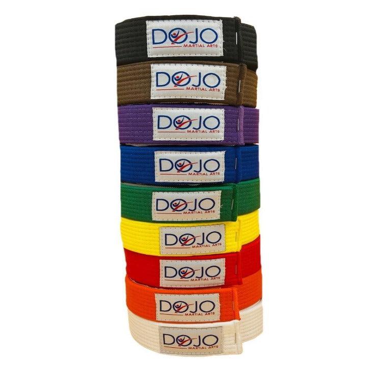 Dojo Deluxe Plain Coloured Martial Arts Belt