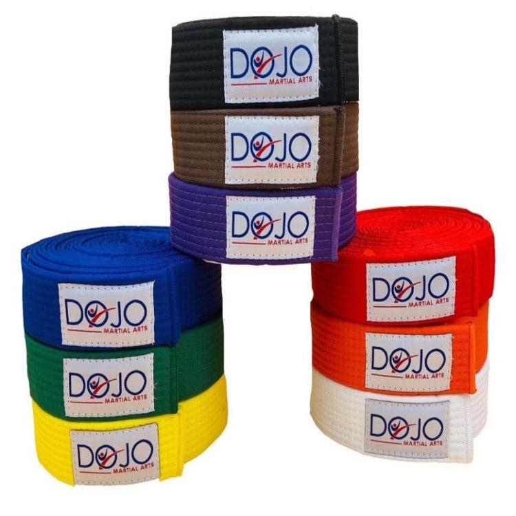 Dojo Deluxe Plain Coloured Martial Arts Belt