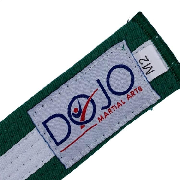 Dojo Kids Lightweight Ranked BJJ Belt - Green