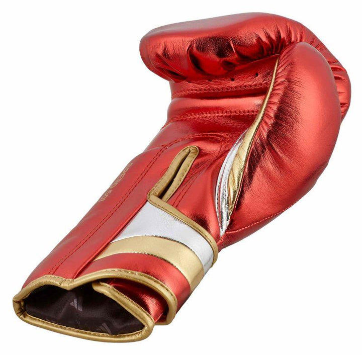 Adidas Adispeed Boxing Gloves - Red/Gold - 18oz (MF)