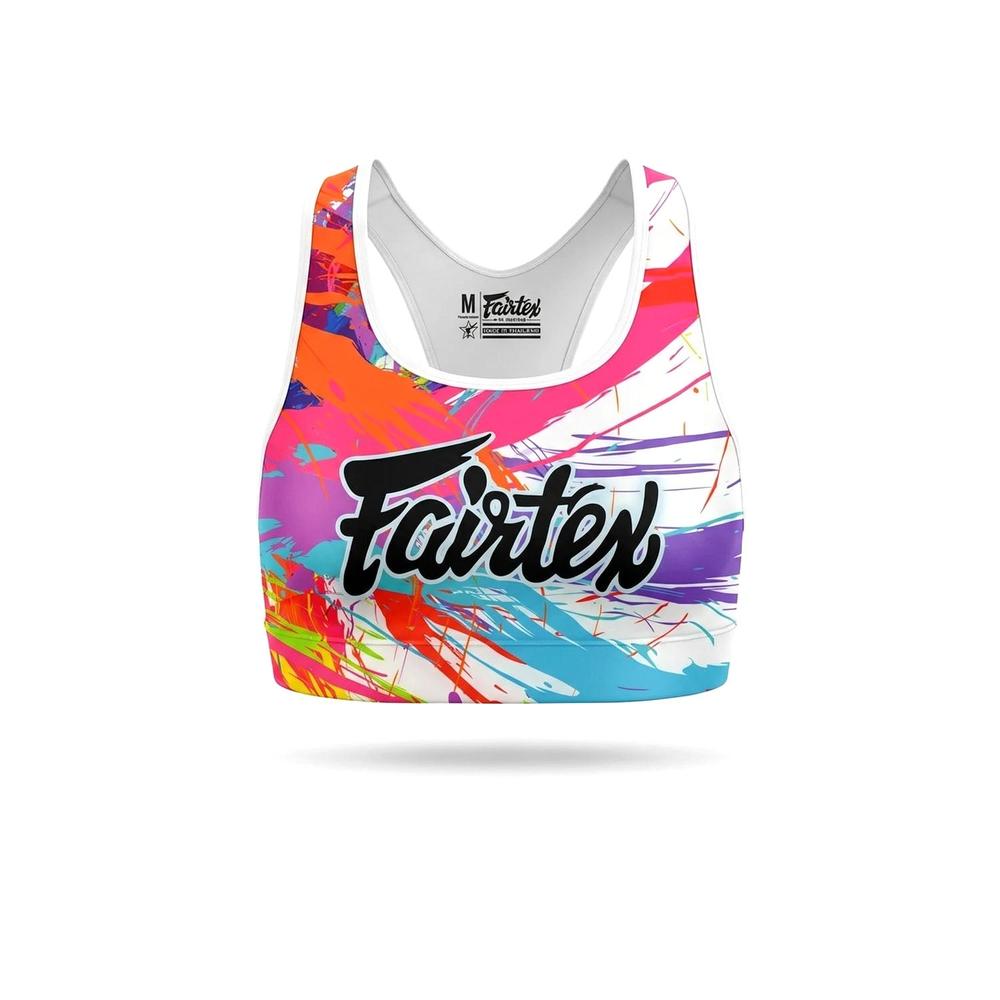 Fairtex BRA03 World Music White Sports Bra-Fairtex