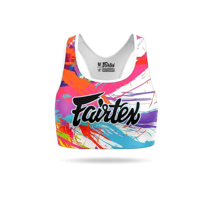Fairtex BRA03 World Music White Sports Bra-Fairtex