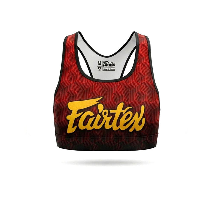 Fairtex BRA22 Red Stealth Sports Bra-Fairtex