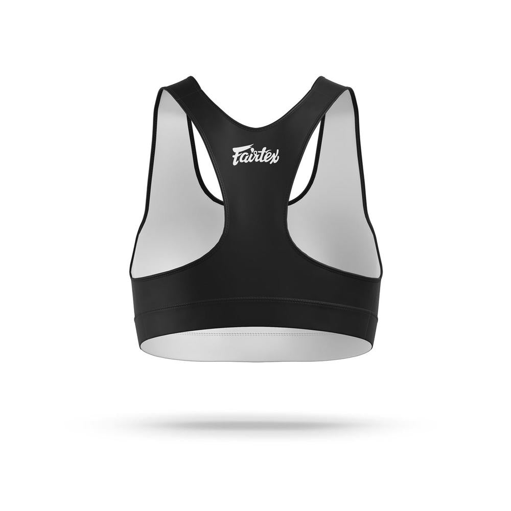 SB1 Fairtex Classic Sports Bra Black-White-Fairtex