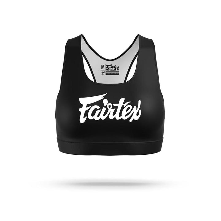 SB1 Fairtex Classic Sports Bra Black-White-Fairtex